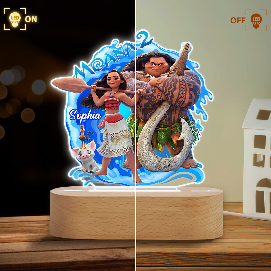 Personalized Mouse Shaped Acrylic Plaque with Light Base Gift Shaped Plaque Light Base GradoCreations