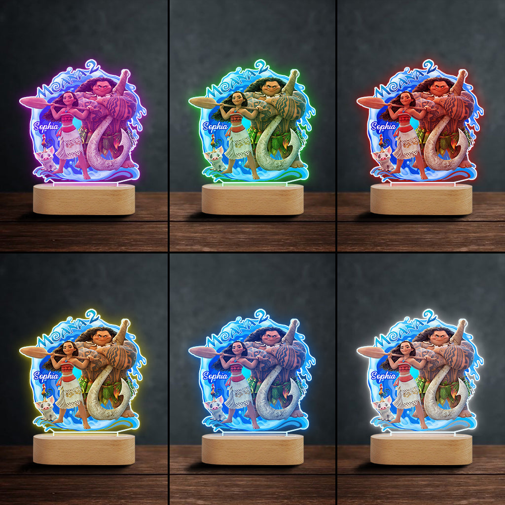 Personalized Mouse Shaped Acrylic Plaque with Light Base Gift Shaped Plaque Light Base GradoCreations