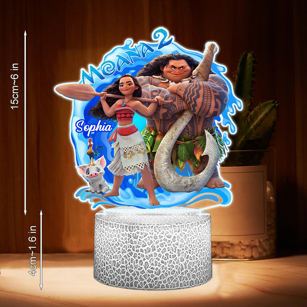 Personalized Mouse Shaped Acrylic Plaque with Light Base Gift Shaped Plaque Light Base GradoCreations