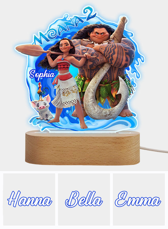 Personalized Mouse Shaped Acrylic Plaque with Light Base Gift Shaped Plaque Light Base GradoCreations