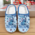 Personalized Ohana Slippers Touch This And I'll Bite You Gift Slippers GradoCreations