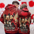 Personalized Valentine Mickey & Minnie All Over Shirt for Couples All Over Shirt GradoCreations