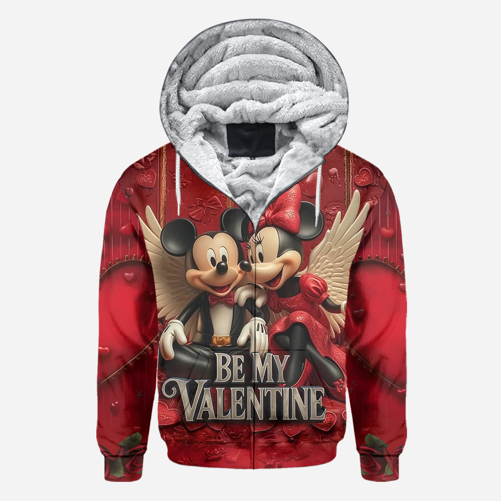 Personalized Valentine Mickey & Minnie All Over Shirt for Couples All Over Shirt GradoCreations