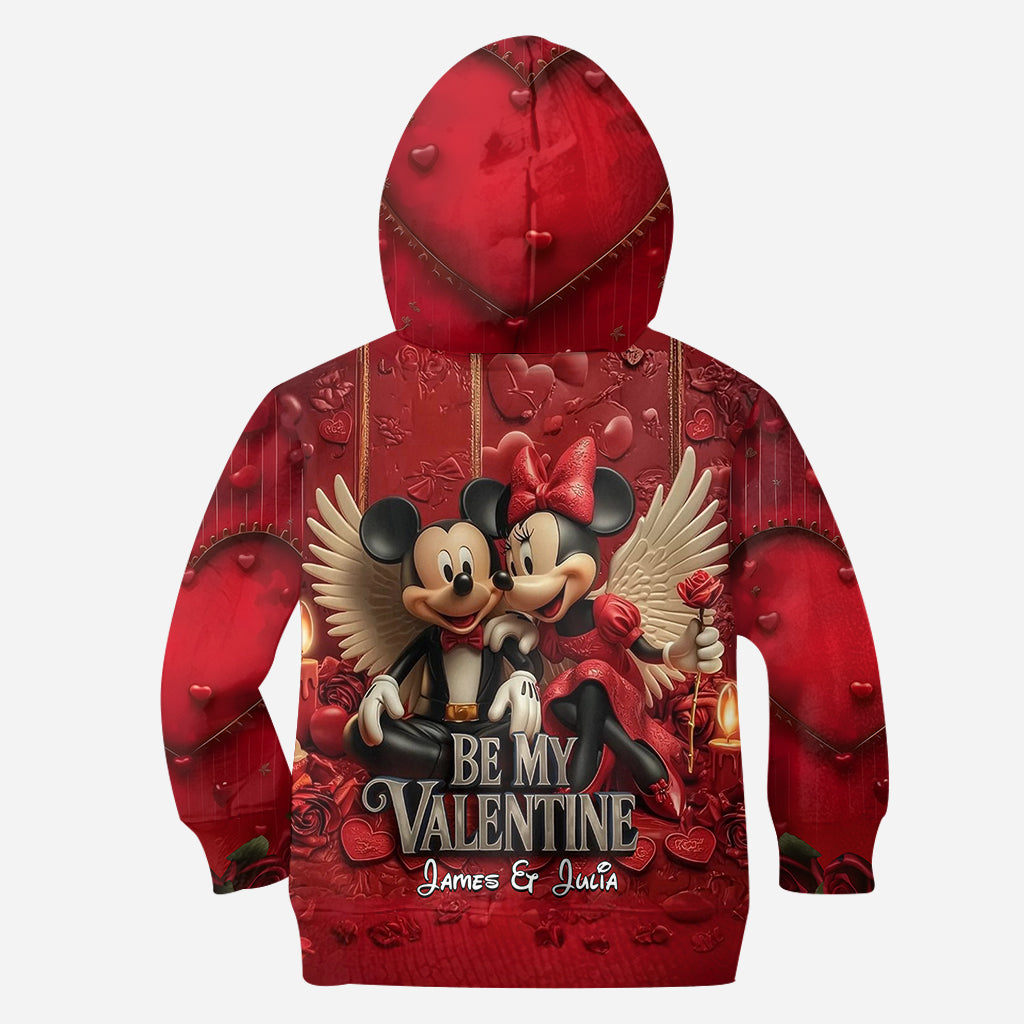 Personalized Valentine Mickey & Minnie All Over Shirt for Couples All Over Shirt GradoCreations