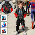 Personalized Spider Web Kids Hoodie & Jogger Pants Set Kid Hoodie & Kid Jogger Sweatpants GradoCreations
