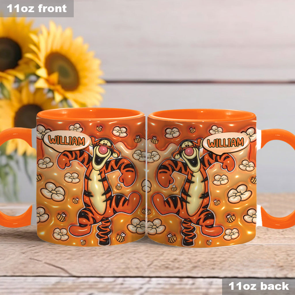 Personalized Mouse Accent Mug Custom Name Gift for Kids Accent Mug GradoCreations