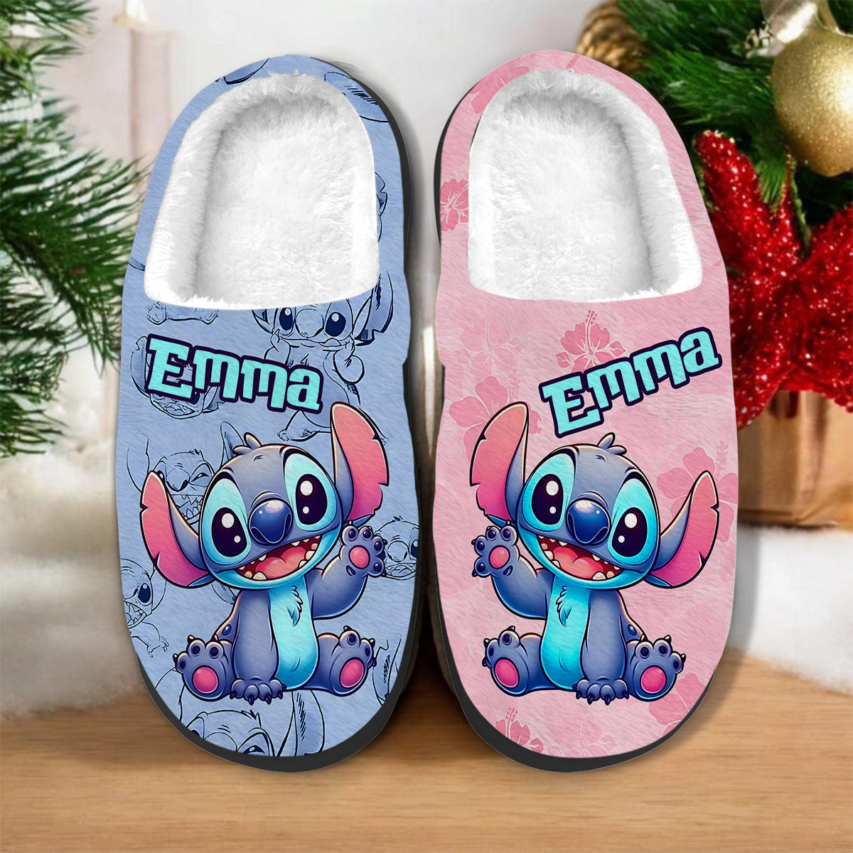 Personalized Ohana Slippers Custom Name Gift for Kids Slippers GradoCreations