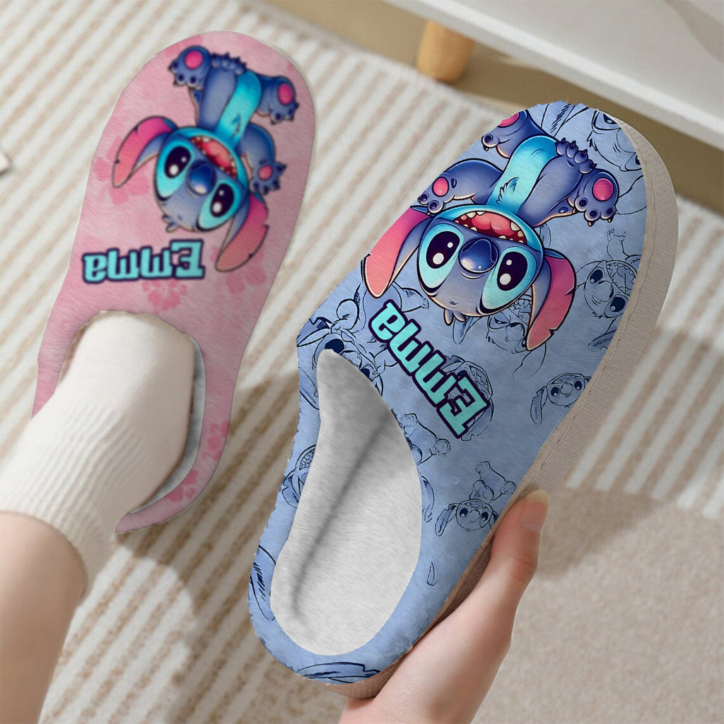 Personalized Ohana Slippers Custom Name Gift for Kids Slippers GradoCreations