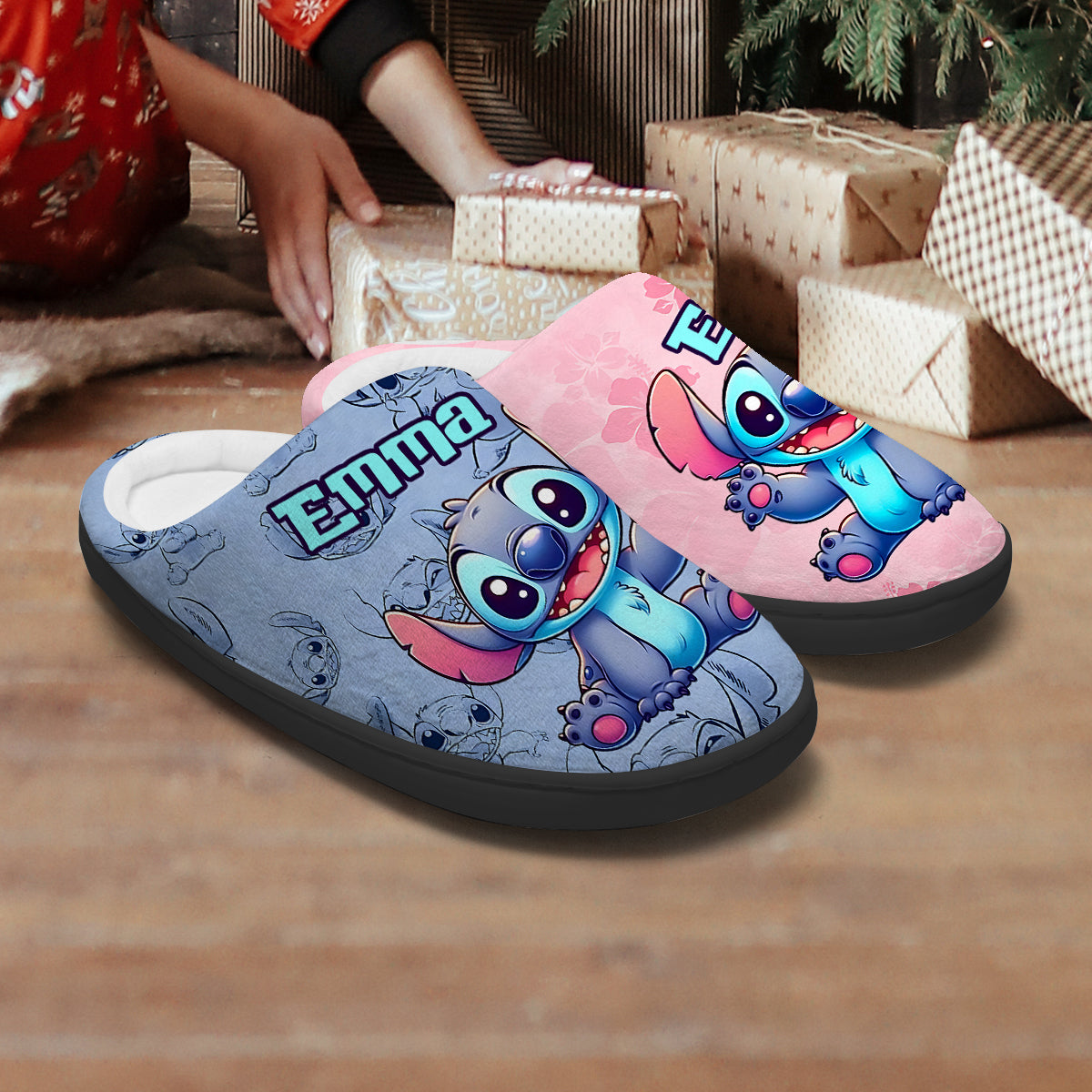 Personalized Ohana Slippers Custom Name Gift for Kids Slippers GradoCreations