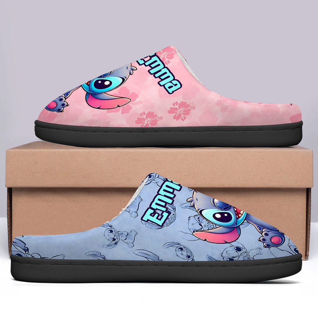 Personalized Ohana Slippers Custom Name Gift for Kids Slippers GradoCreations