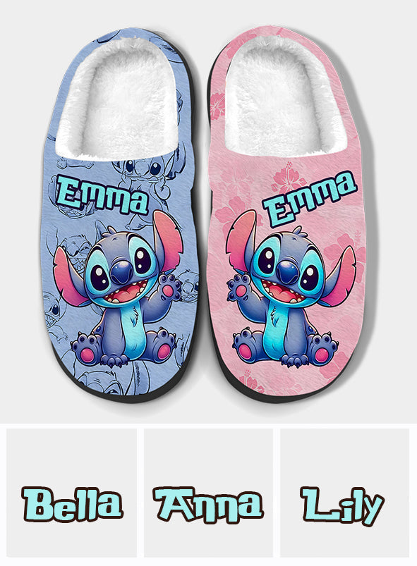 Personalized Ohana Slippers Custom Name Gift for Kids Slippers GradoCreations
