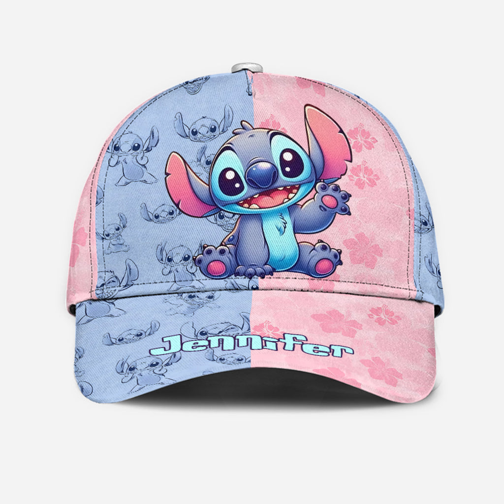 Personalized Classic Cap with Stitch Design for Kids – Custom Name Gift Classic Cap GradoCreations