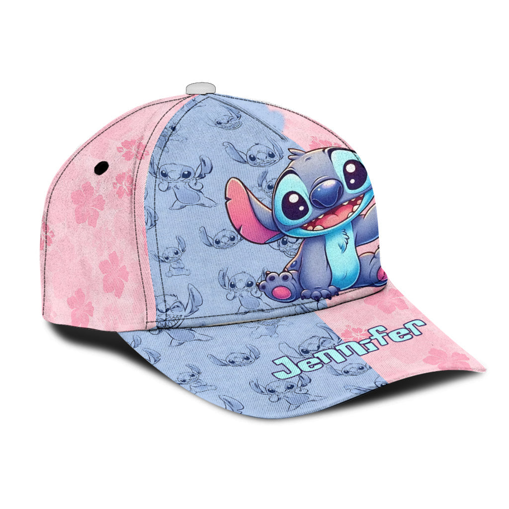 Personalized Classic Cap with Stitch Design for Kids – Custom Name Gift Classic Cap GradoCreations