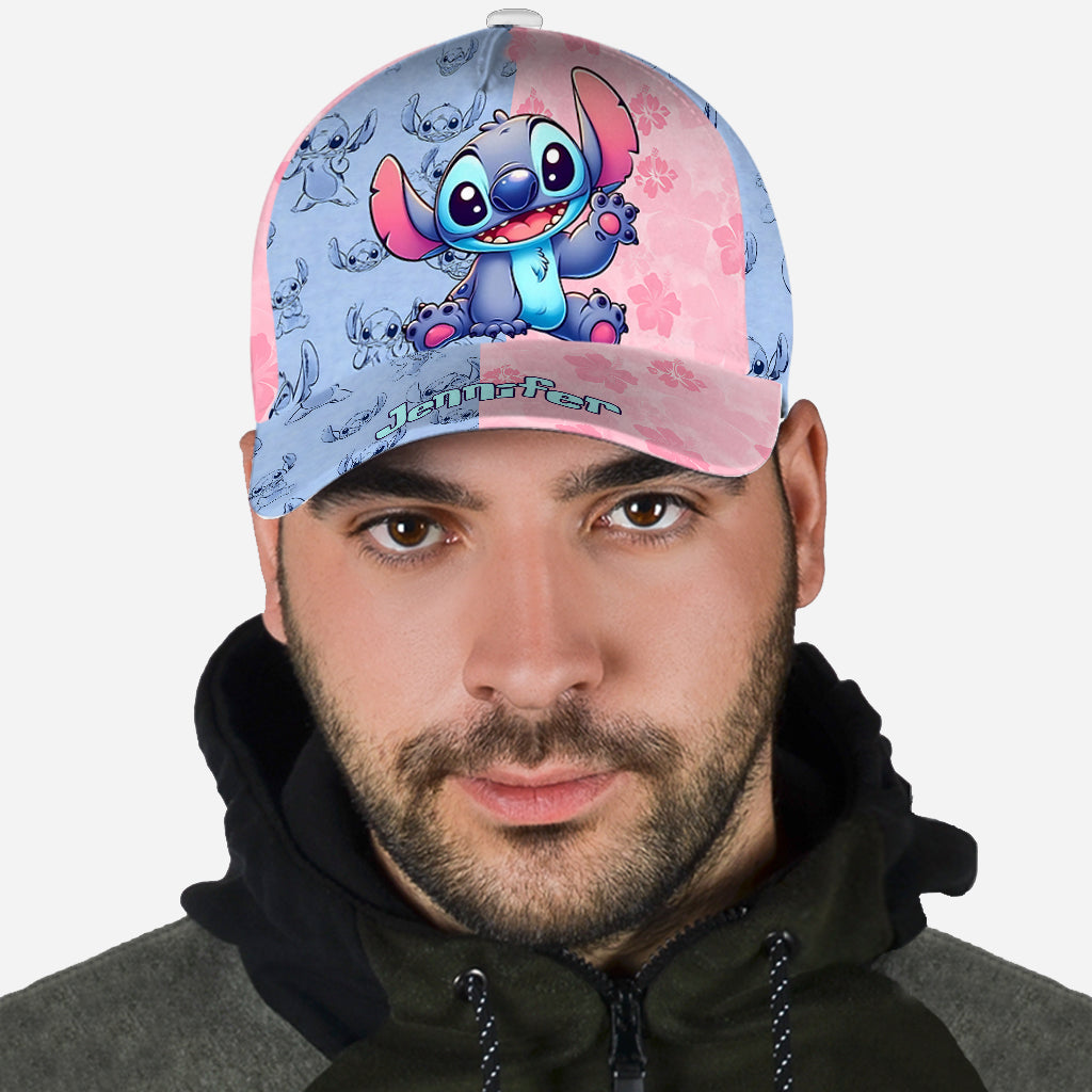 Personalized Classic Cap with Stitch Design for Kids – Custom Name Gift Classic Cap GradoCreations