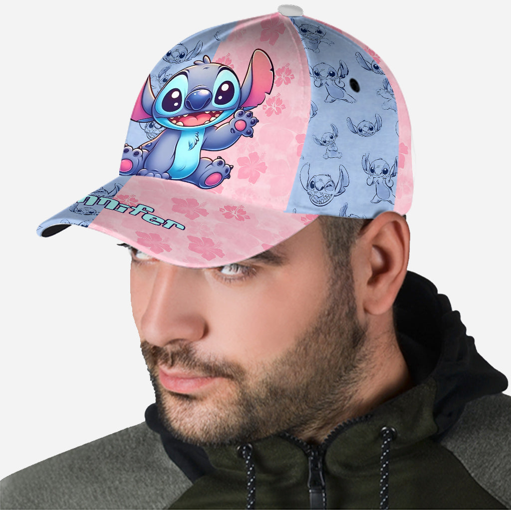 Personalized Classic Cap with Stitch Design for Kids – Custom Name Gift Classic Cap GradoCreations