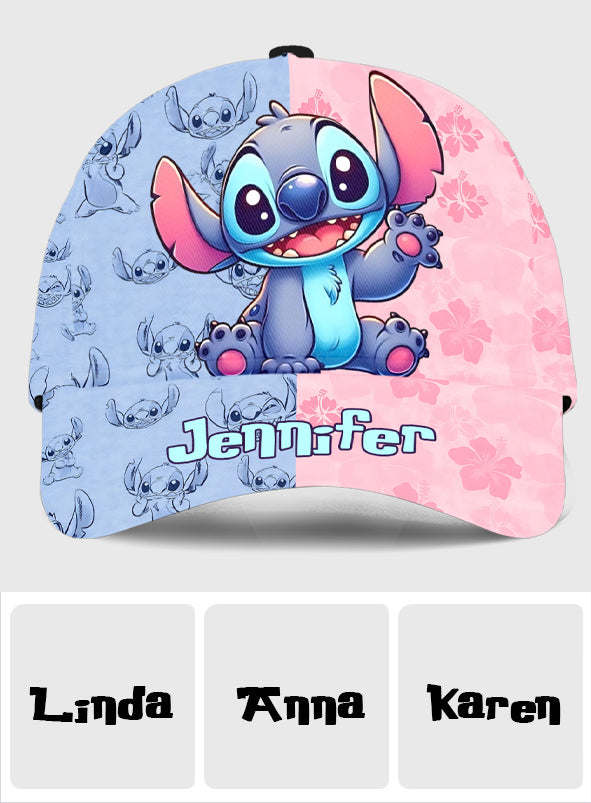 Personalized Classic Cap with Stitch Design for Kids – Custom Name Gift Classic Cap GradoCreations