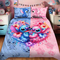 Personalized Ohana Quilt Set for Couples | Custom Heart Design Quilt Set GradoCreations