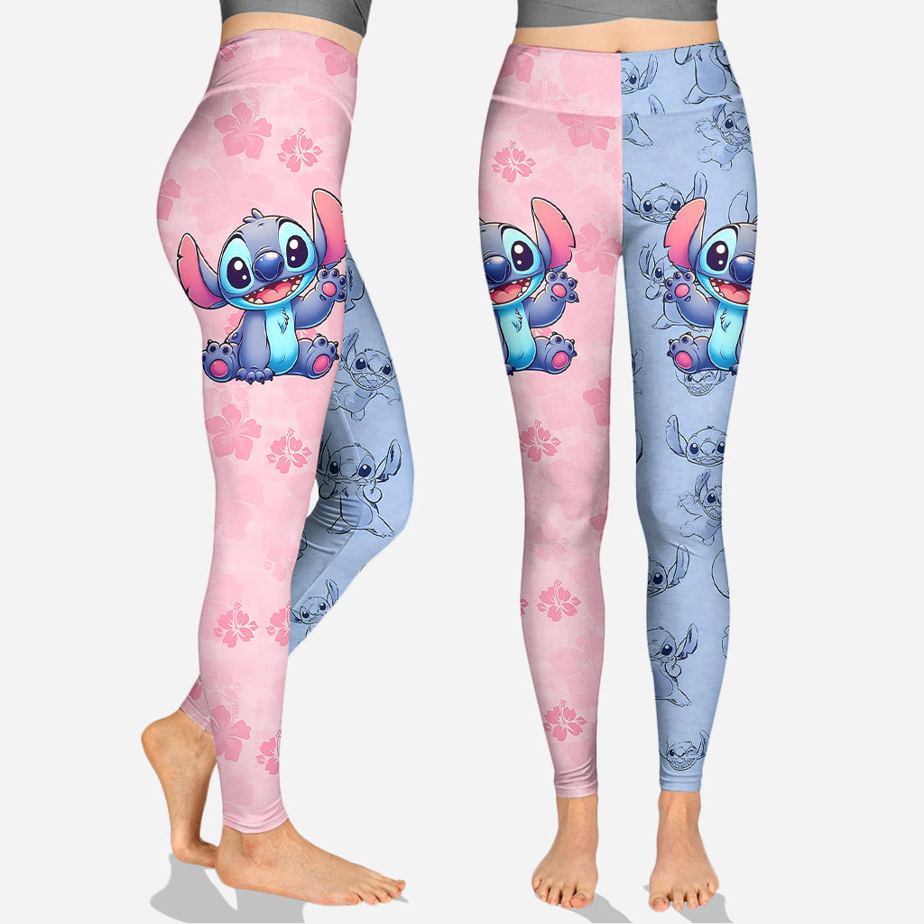 Personalized Ohana Hoodie and Leggings Set for Kids - Custom Name Gift Hoodie & Leggings GradoCreations