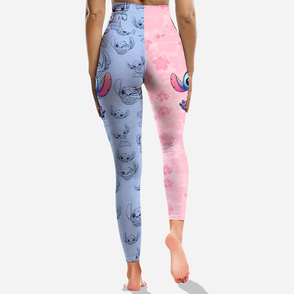 Personalized Ohana Hoodie and Leggings Set for Kids - Custom Name Gift Hoodie & Leggings GradoCreations