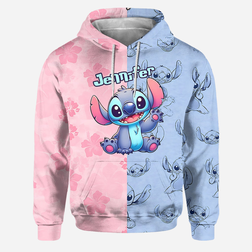 Personalized Ohana Hoodie and Leggings Set for Kids - Custom Name Gift Hoodie & Leggings GradoCreations