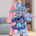 Personalized Ohana Blanket Hoodie Custom Name Gift for Kids Blanket Hoodie GradoCreations