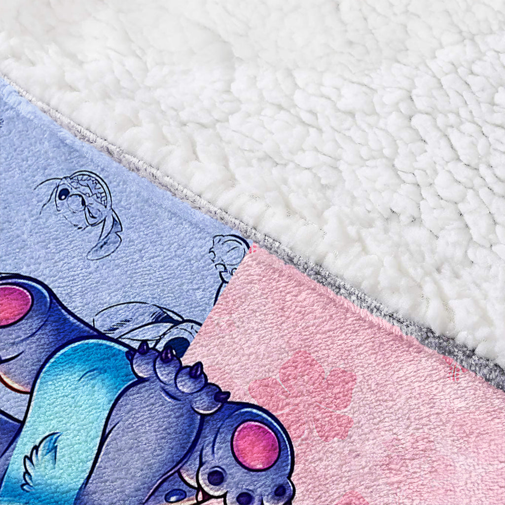 Personalized Ohana Blanket Hoodie Custom Name Gift for Kids Blanket Hoodie GradoCreations