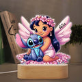Personalized Ohana Shaped Plaque Light Base for Friends & Family Shaped Plaque Light Base GradoCreations