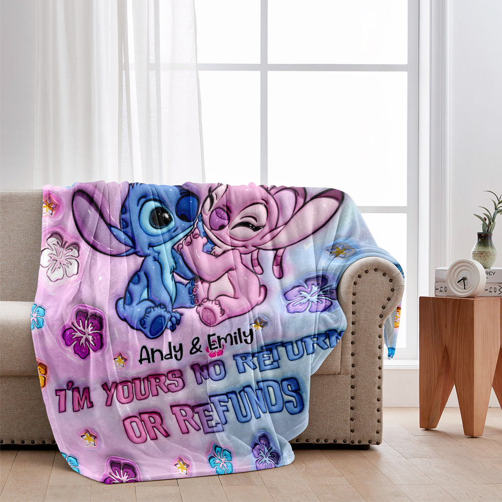 Personalized Ohana Blanket Custom Name Gift for Couples Blanket GradoCreations