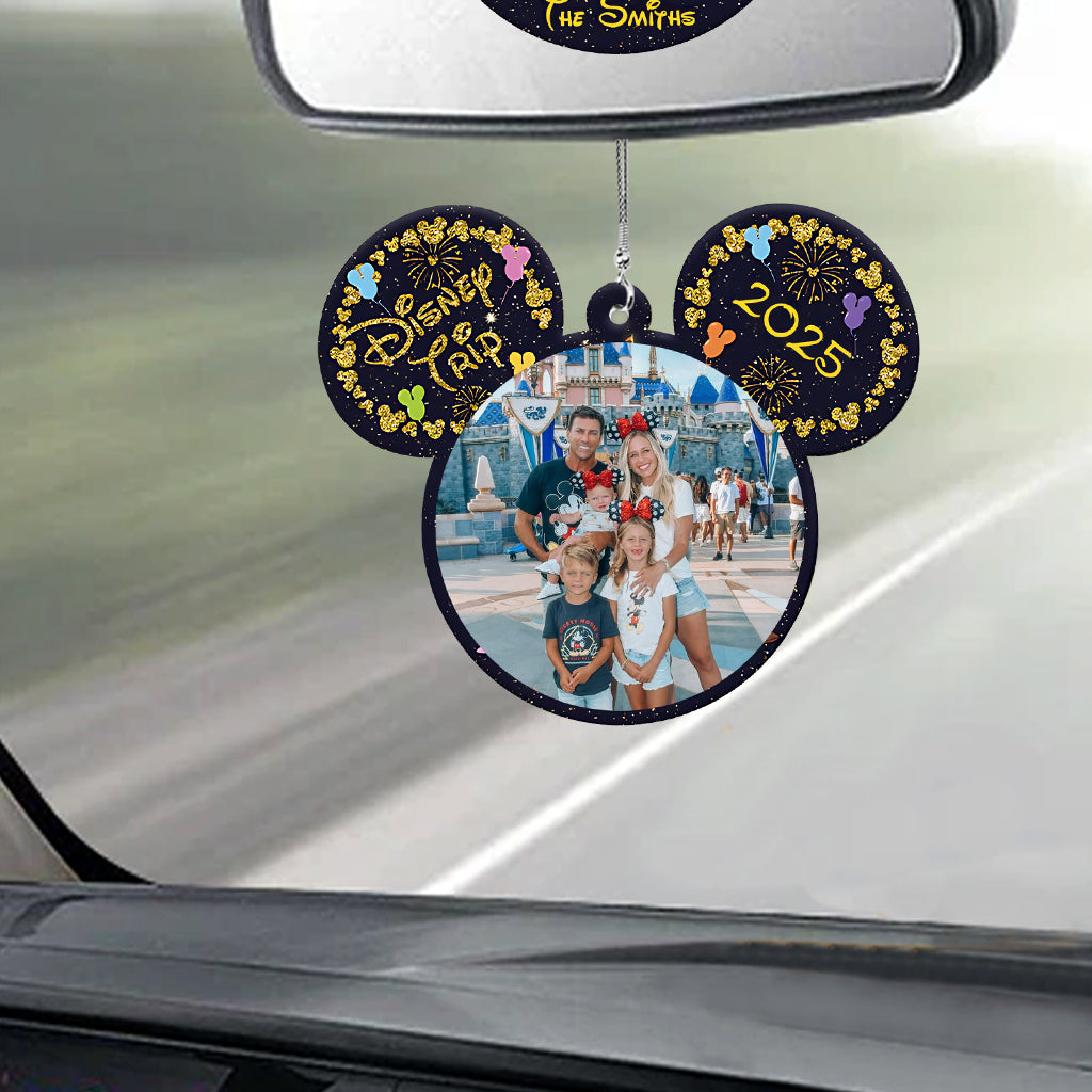 Personalized Disney Photo Car Ornament Custom Name Gift Car Ornament GradoCreations