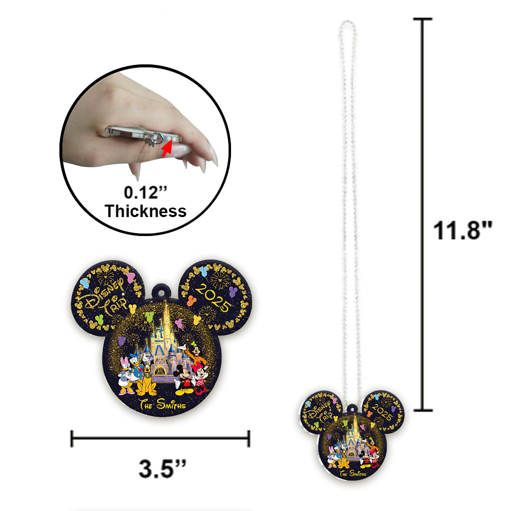Personalized Disney Photo Car Ornament Custom Name Gift Car Ornament GradoCreations