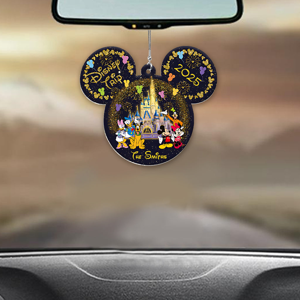 Personalized Disney Photo Car Ornament Custom Name Gift Car Ornament GradoCreations