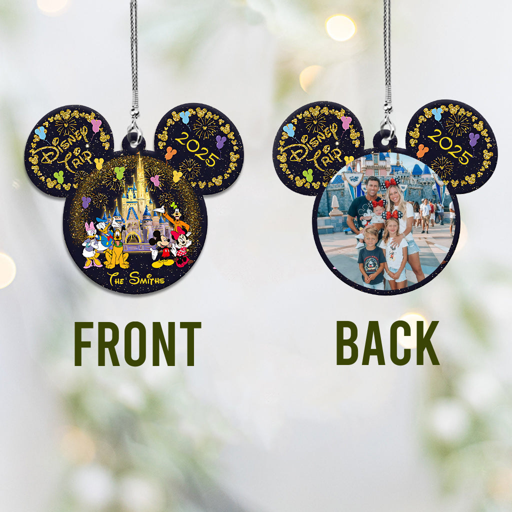 Personalized Disney Photo Car Ornament Custom Name Gift Car Ornament GradoCreations