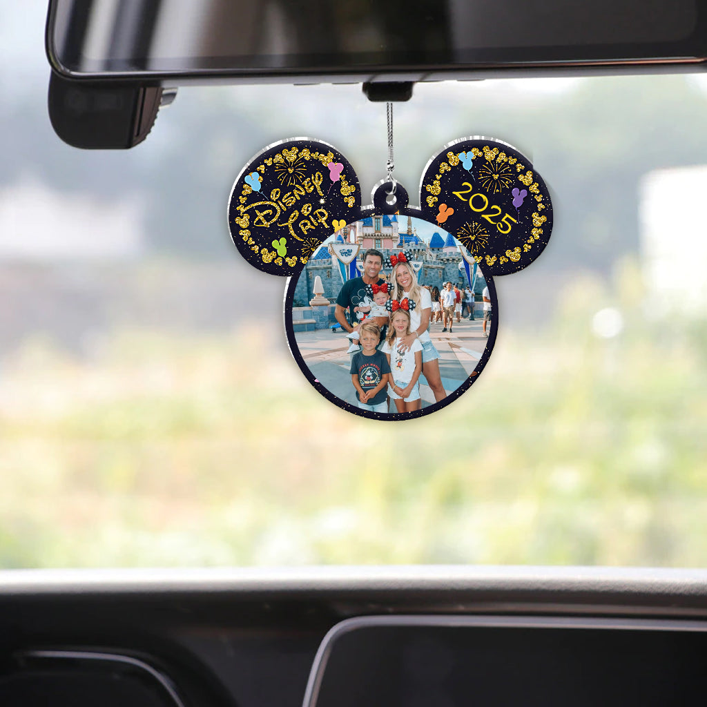 Personalized Disney Photo Car Ornament Custom Name Gift Car Ornament GradoCreations