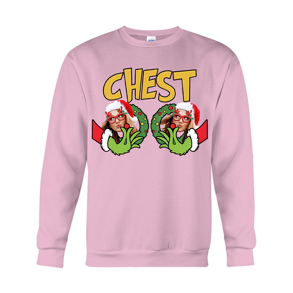 Personalized Grinchmas Christmas T-Shirt & Hoodie with Custom Name T-shirt & Hoodie GradoCreations