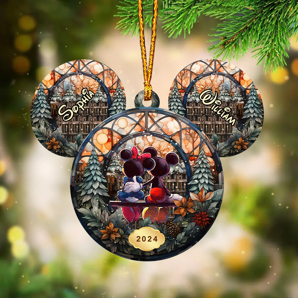 Personalized Mouse Ornament Custom Name Christmas Gift Ornament GradoCreations