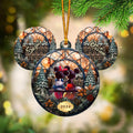 Personalized Mouse Ornament Custom Name Christmas Gift Ornament GradoCreations