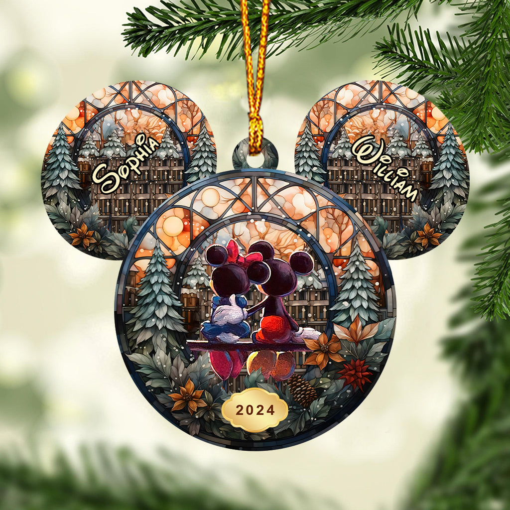 Personalized Mouse Ornament Custom Name Christmas Gift Ornament GradoCreations