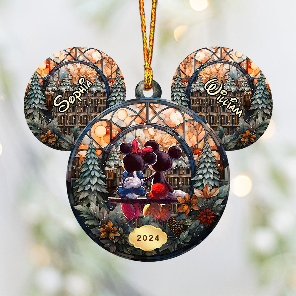Personalized Mouse Ornament Custom Name Christmas Gift Ornament GradoCreations