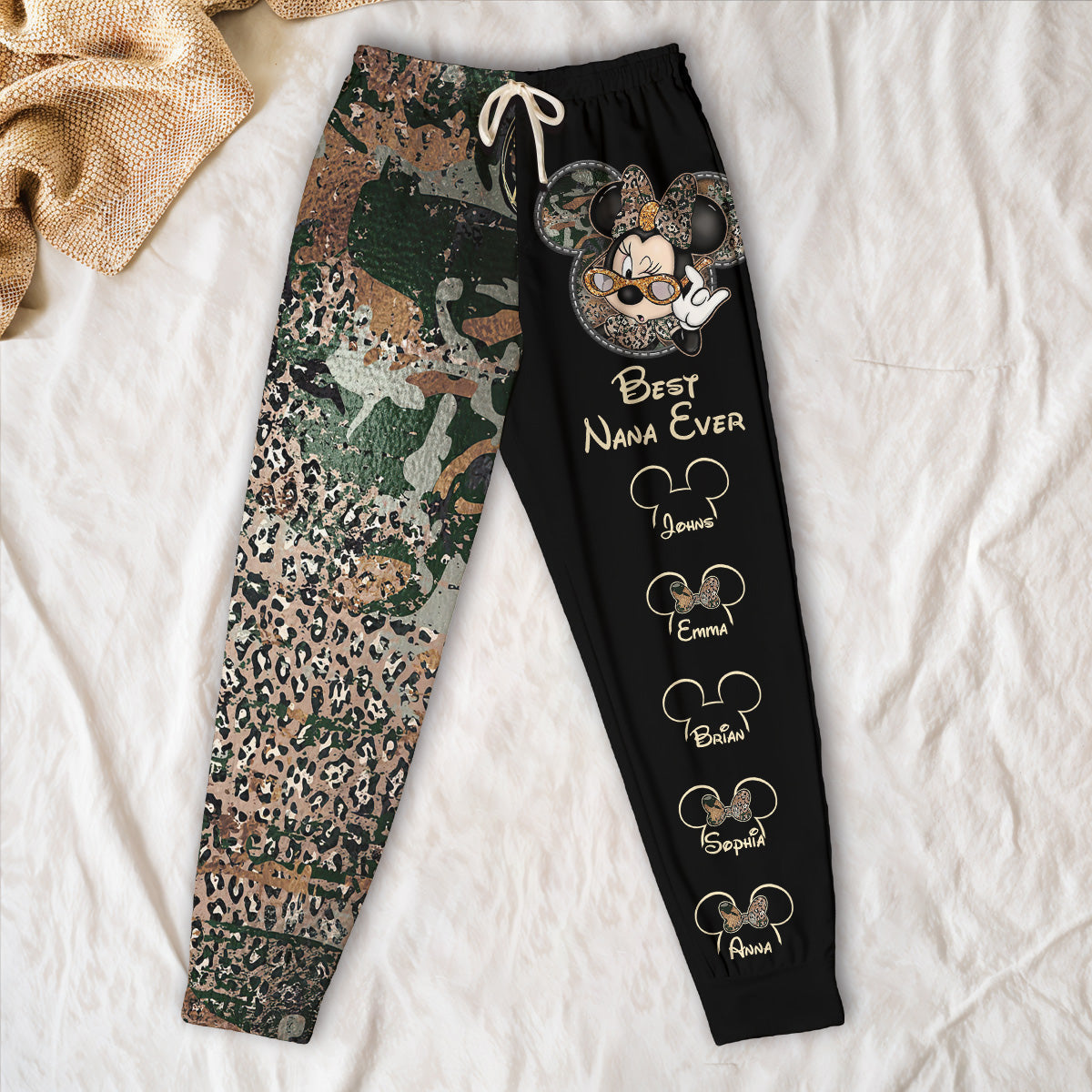 Personalized Best Nana Ever Sweatpants for Mom | Custom Name Gift Sweatpants GradoCreations