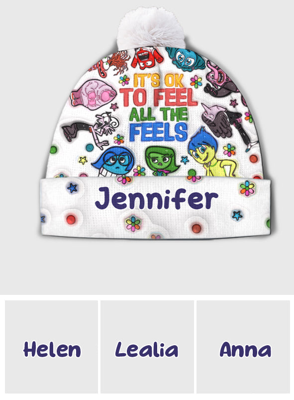 Personalized Beanie Hat Custom Name Gift for Kids & Teens Beanie Hat GradoCreations