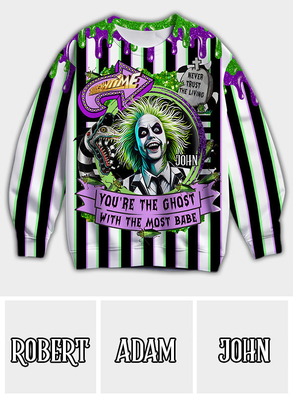 Personalized All Over Shirt You're The Ghost With The Most All Over Shirt GradoCreations