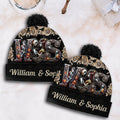Personalized Nightmare Before Christmas Beanie Hat for Couples Gift Beanie Hat GradoCreations