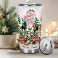 Personalized Holiday Mouse Tumbler with Names for Christmas Tumbler GradoCreations