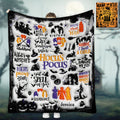 Personalized Hocus Pocus Blanket Custom Name Gift for Witch Lovers Blanket GradoCreations