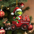 Personalized Grinch Christmas Ornament Custom Family Gift Ornament GradoCreations