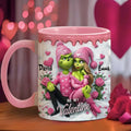 Personalized Valentine's Accent Mug Custom Name Couples Gift Accent Mug GradoCreations