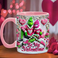 Personalized Valentine's Accent Mug Custom Name Gift for Couple Accent Mug GradoCreations