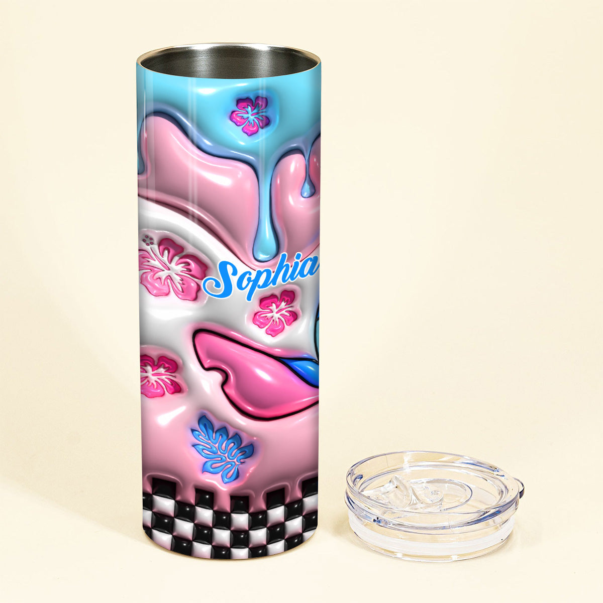 Personalized Ohana Skinny Tumbler Custom Name Gift for Family Skinny Tumbler GradoCreations