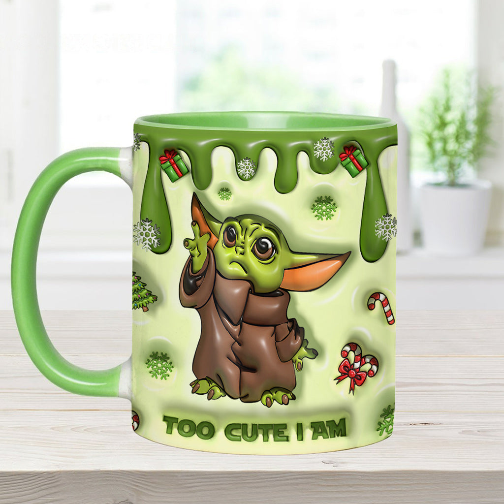 Personalized Cute Character Accent Mug Gift for Mom or Dad Accent Mug GradoCreations