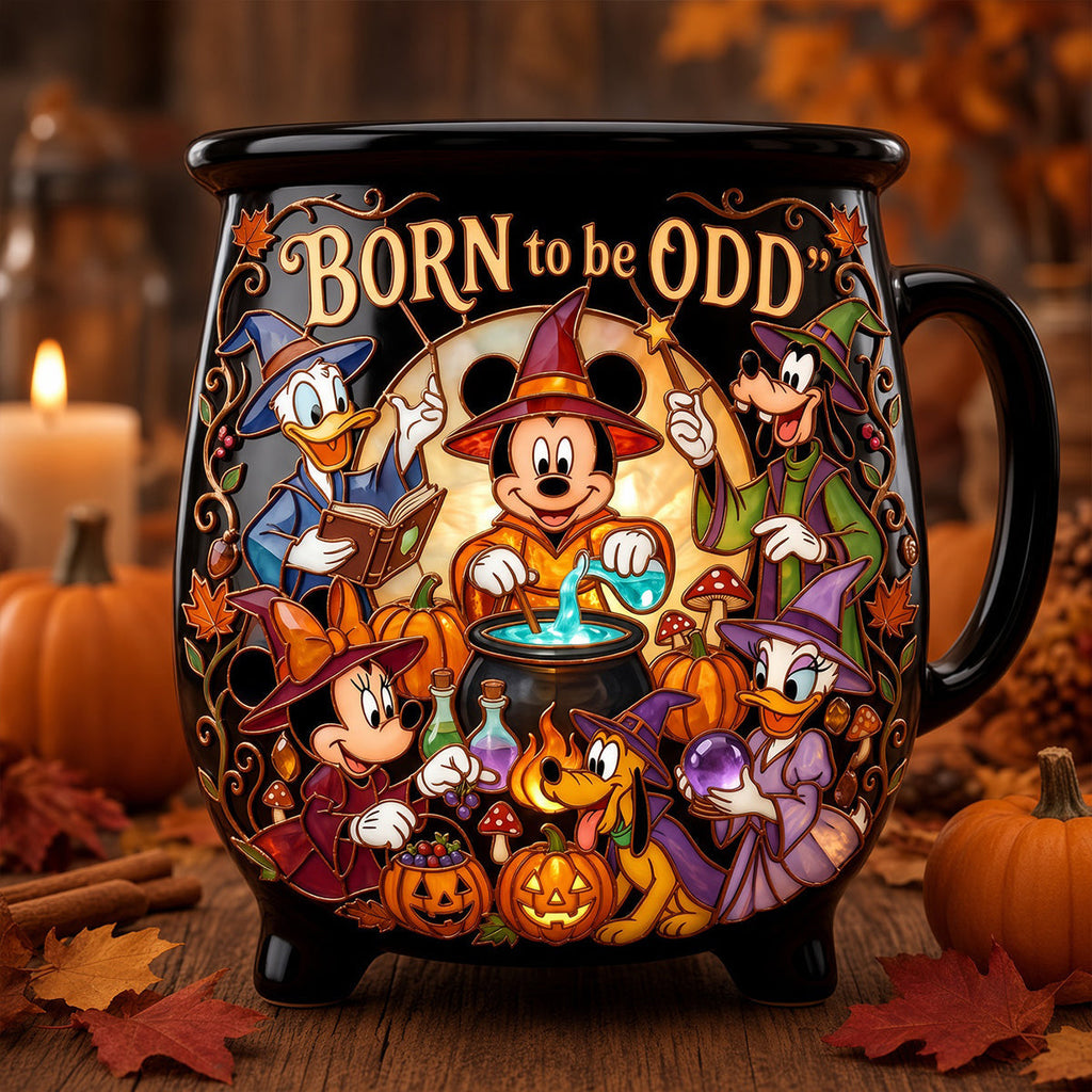 Personalized Cauldron Coffee Mug Custom Name Halloween Gift for Her Cauldron Coffee Mug GradoCreations
